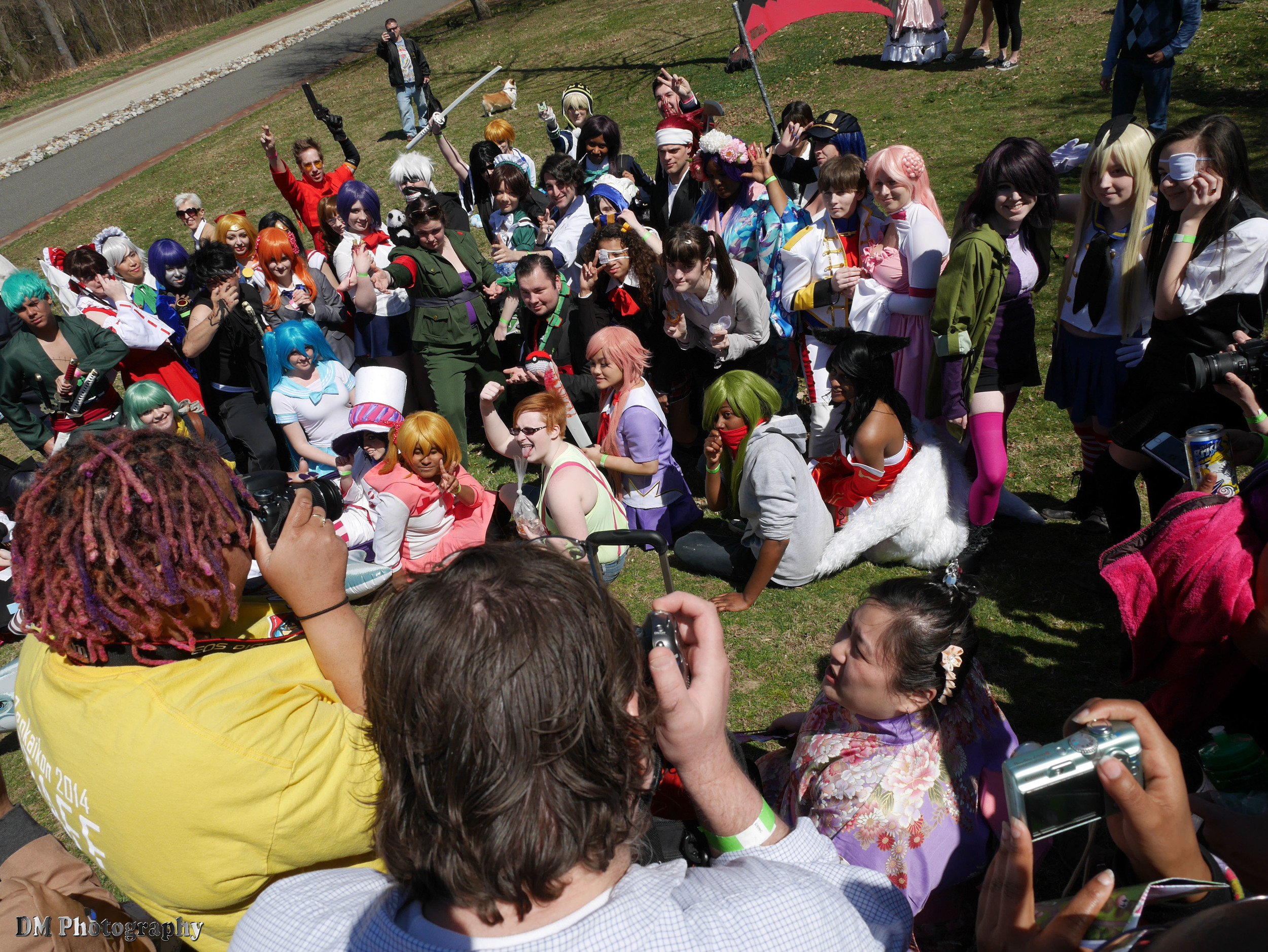 Group shot after the Cosplay Fashion Show held by Zenkaikon