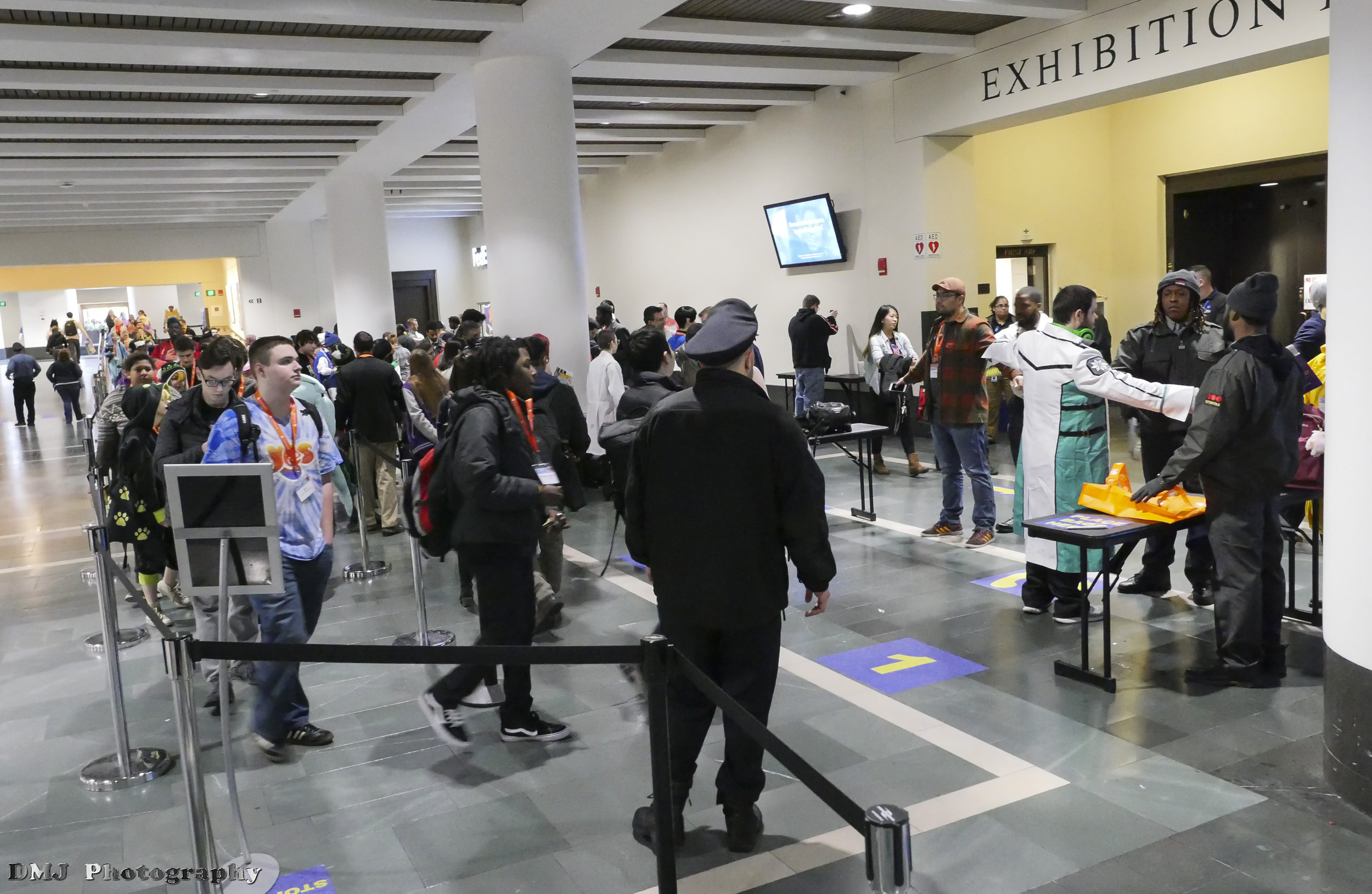 One of the security checkpoints