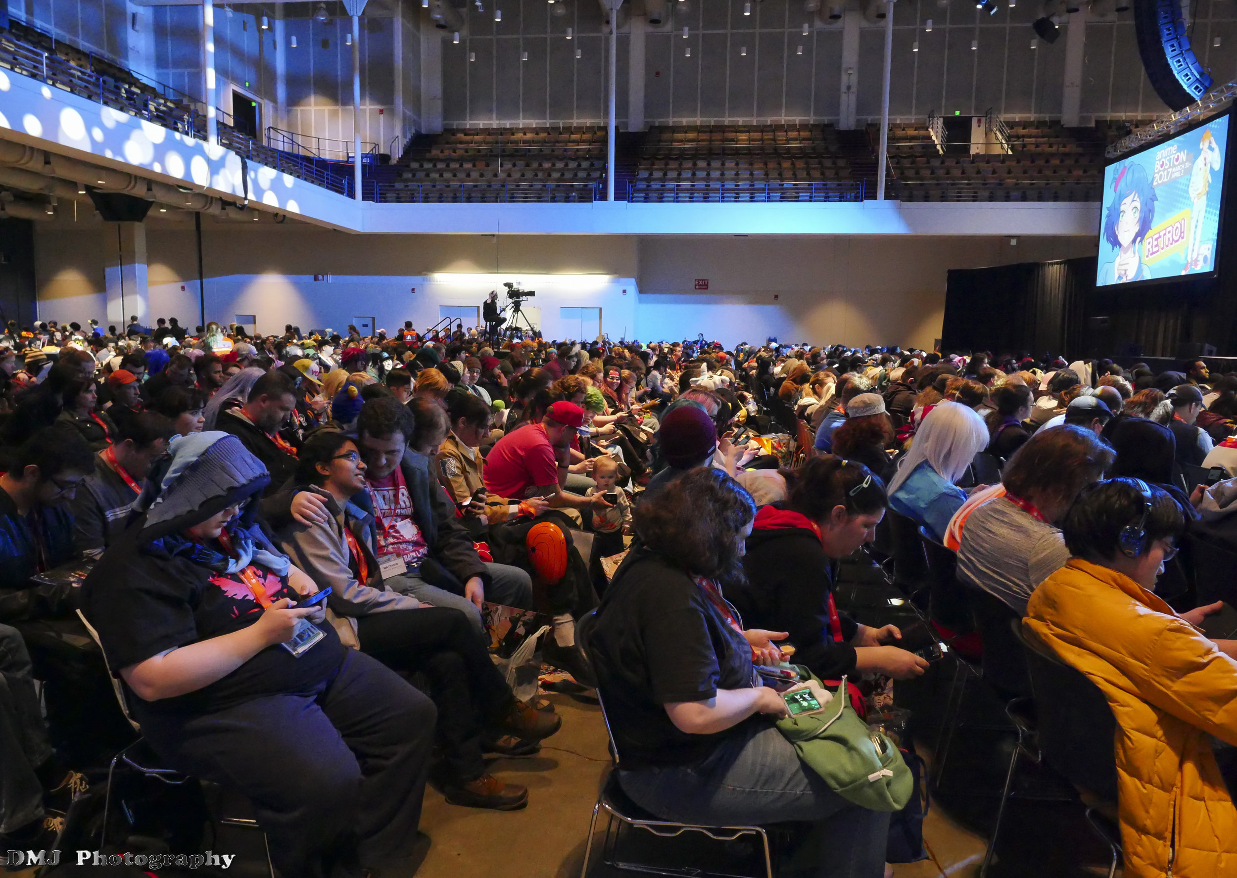 Part of the huge crowd at Closing Ceremonies